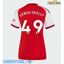 Camisa de time de futebol Arsenal Myles Lewis-Skelly #49 Replicas 1º Equipamento Feminina 2026-27 Manga Curta
